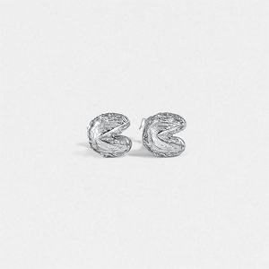 Fortune Cookie Earrings Gift Set - Silver